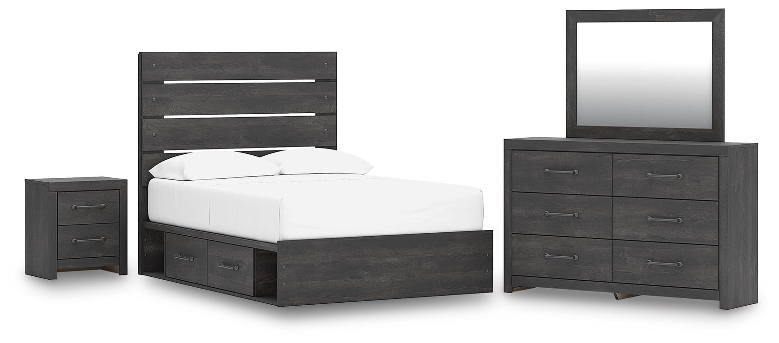 Hollivern Bedroom Set - Furniture 4 Less (Jacksonville, NC)
