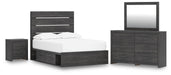 Hollivern Bedroom Set - Furniture 4 Less (Jacksonville, NC)
