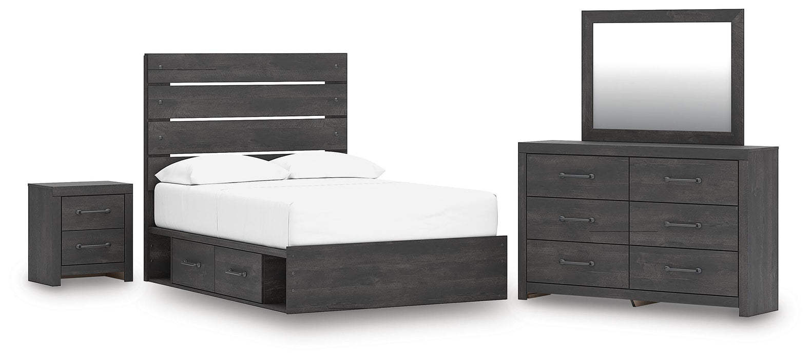 Hollivern Bedroom Set - Furniture 4 Less (Jacksonville, NC)