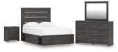 Hollivern Bedroom Set - Furniture 4 Less (Jacksonville, NC)