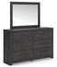 Hollivern Dresser and Mirror - Furniture 4 Less (Jacksonville, NC)