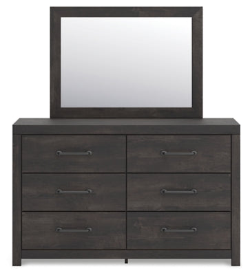 Hollivern Dresser and Mirror - Furniture 4 Less (Jacksonville, NC)