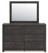 Hollivern Dresser and Mirror - Furniture 4 Less (Jacksonville, NC)