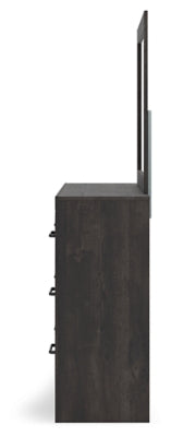 Hollivern Dresser and Mirror - Furniture 4 Less (Jacksonville, NC)