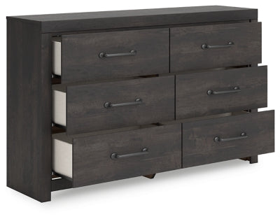 Hollivern Dresser and Mirror - Furniture 4 Less (Jacksonville, NC)