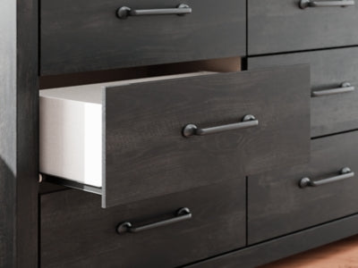 Hollivern Dresser and Mirror - Furniture 4 Less (Jacksonville, NC)