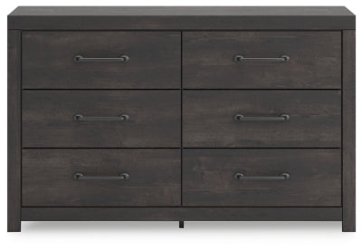 Hollivern Dresser and Mirror - Furniture 4 Less (Jacksonville, NC)