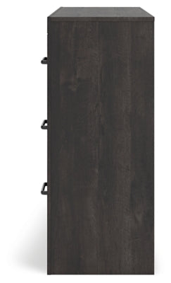 Hollivern Dresser and Mirror - Furniture 4 Less (Jacksonville, NC)