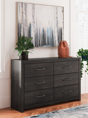 Hollivern Dresser and Mirror - Furniture 4 Less (Jacksonville, NC)