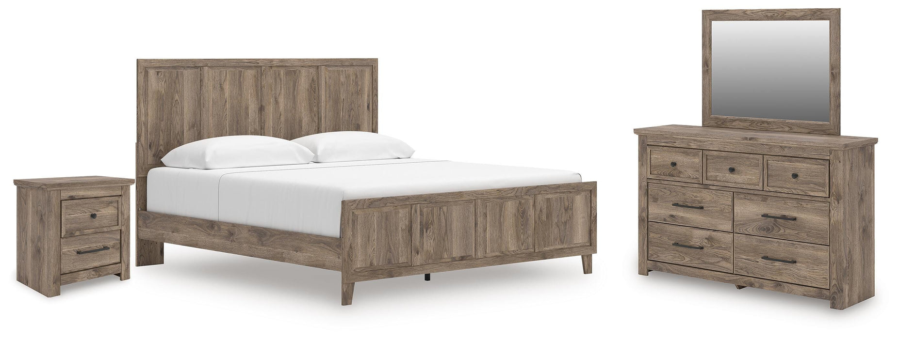 Rusticott Bedroom Set - Furniture 4 Less (Jacksonville, NC)