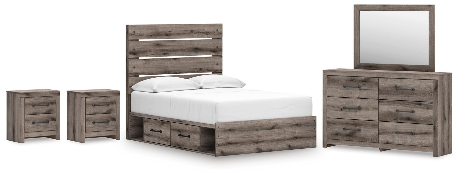 Graystorm Bedroom Set - Furniture 4 Less (Jacksonville, NC)