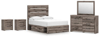 Graystorm Bedroom Set - Furniture 4 Less (Jacksonville, NC)