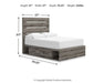 Graystorm Bed with Storage - Furniture 4 Less (Jacksonville, NC)