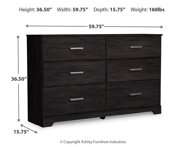 Belachime Dresser and Mirror - Furniture 4 Less (Jacksonville, NC)