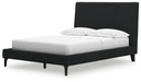 Cadmori Upholstered Bed with Roll Slats - Furniture 4 Less (Jacksonville, NC)