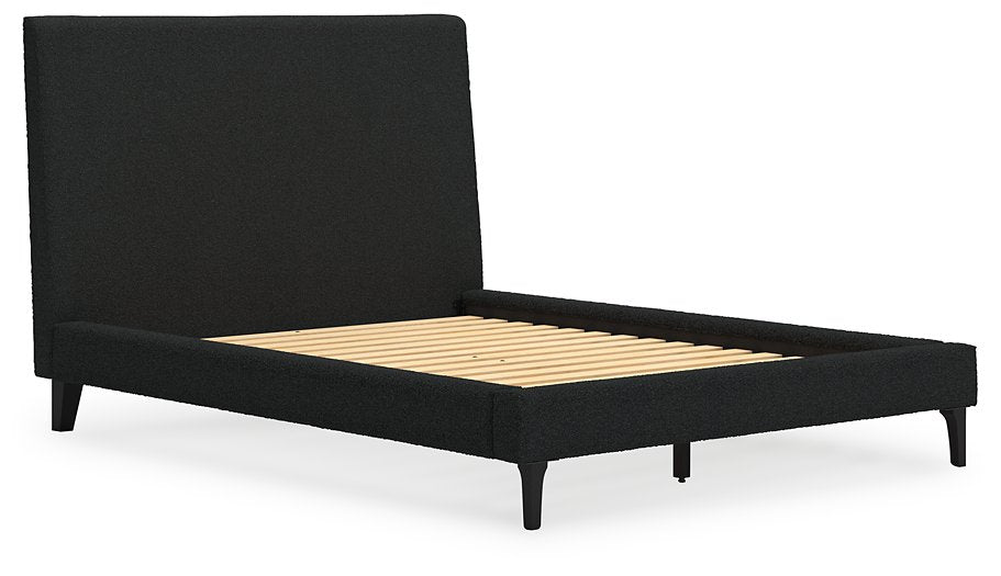 Cadmori Upholstered Bed with Roll Slats - Furniture 4 Less (Jacksonville, NC)