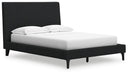 Cadmori Upholstered Bed with Roll Slats - Furniture 4 Less (Jacksonville, NC)