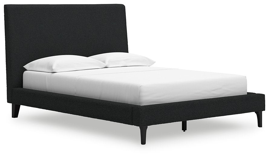 Cadmori Upholstered Bed with Roll Slats - Furniture 4 Less (Jacksonville, NC)