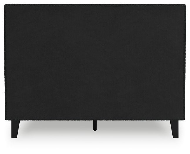 Cadmori Upholstered Bed with Roll Slats - Furniture 4 Less (Jacksonville, NC)