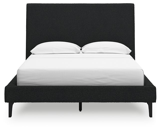 Cadmori Upholstered Bed with Roll Slats - Furniture 4 Less (Jacksonville, NC)