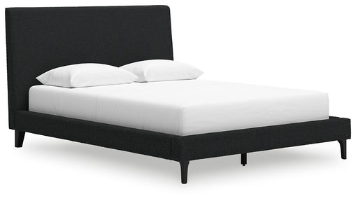 Cadmori Upholstered Bed with Roll Slats - Furniture 4 Less (Jacksonville, NC)