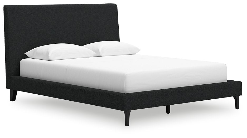 Cadmori Upholstered Bed with Roll Slats - Furniture 4 Less (Jacksonville, NC)