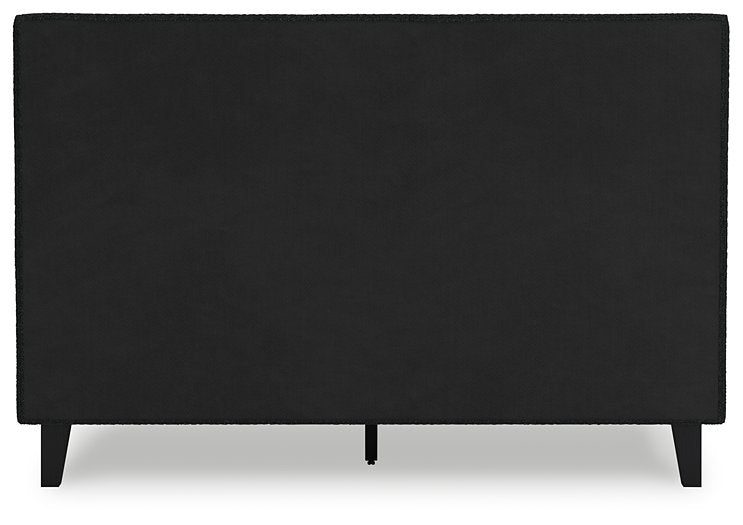 Cadmori Upholstered Bed with Roll Slats - Furniture 4 Less (Jacksonville, NC)