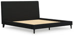 Cadmori Upholstered Bed with Roll Slats - Furniture 4 Less (Jacksonville, NC)