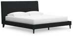 Cadmori Upholstered Bed with Roll Slats - Furniture 4 Less (Jacksonville, NC)