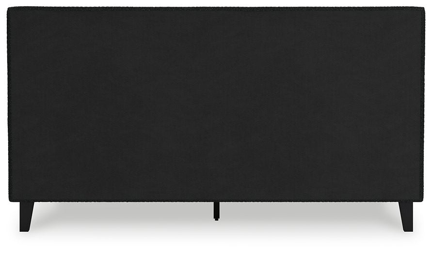 Cadmori Upholstered Bed with Roll Slats - Furniture 4 Less (Jacksonville, NC)