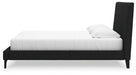 Cadmori Upholstered Bed with Roll Slats - Furniture 4 Less (Jacksonville, NC)