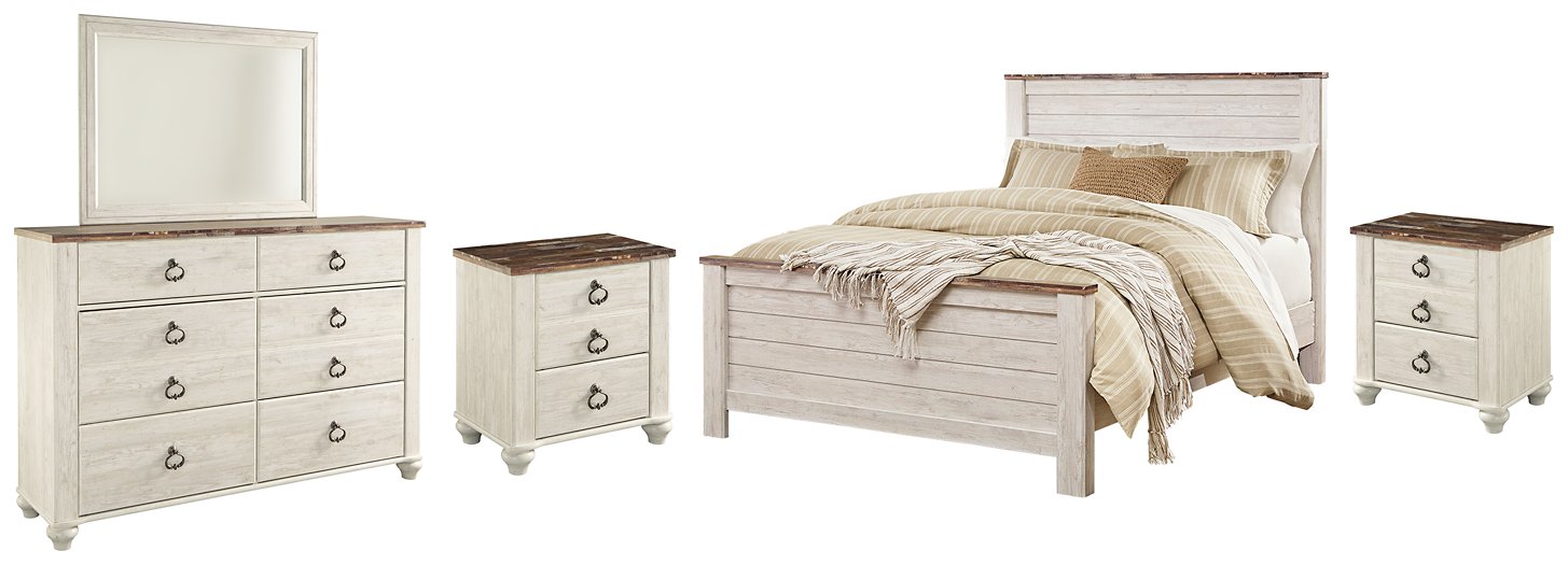 Willowton Bedroom Set - Furniture 4 Less (Jacksonville, NC)
