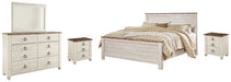 Willowton Bedroom Set - Furniture 4 Less (Jacksonville, NC)
