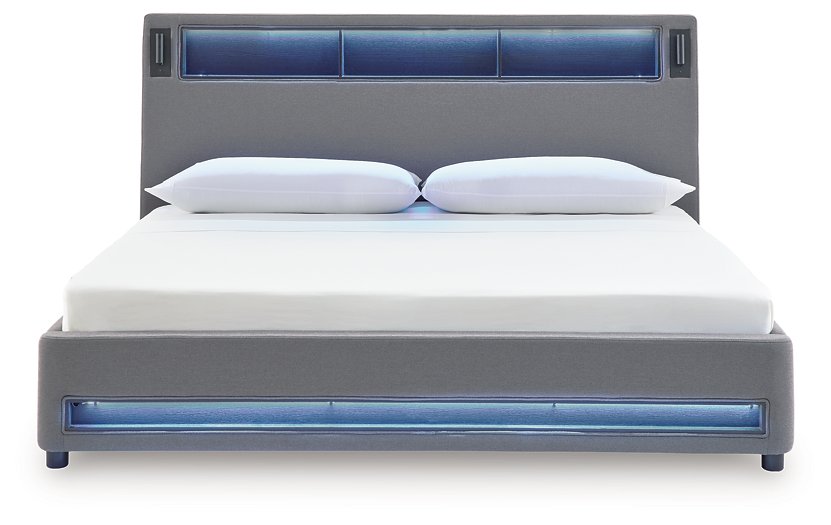 Verishaw Upholstered Bed - Furniture 4 Less (Jacksonville, NC)