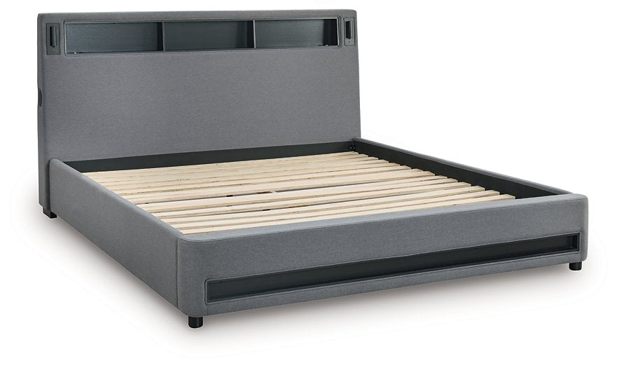 Verishaw Upholstered Bed - Furniture 4 Less (Jacksonville, NC)