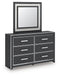 Zuraleus Dresser and Mirror - Furniture 4 Less (Jacksonville, NC)