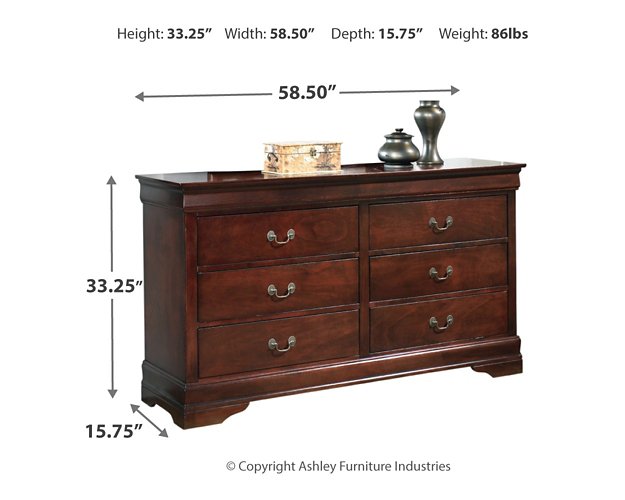 Alisdair Dresser and Mirror - Furniture 4 Less (Jacksonville, NC)