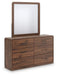 Fortlorn Dresser and Mirror - Furniture 4 Less (Jacksonville, NC)