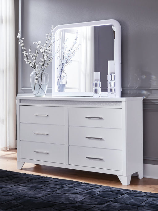 Jarlee Dresser and Mirror - Furniture 4 Less (Jacksonville, NC)
