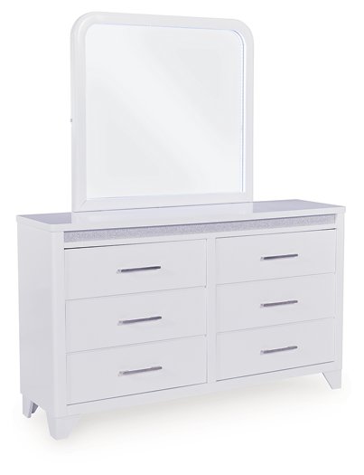 Jarlee Dresser and Mirror - Furniture 4 Less (Jacksonville, NC)