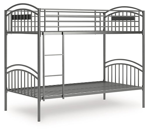 Lanceburg Bunk Bed with Ladder - Furniture 4 Less (Jacksonville, NC)