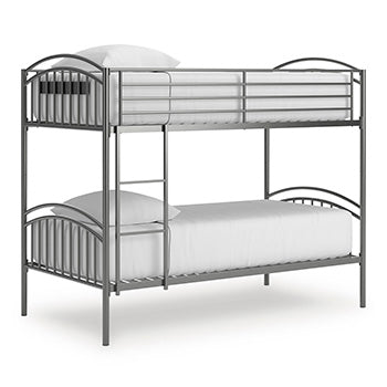 Lanceburg Bunk Bed with Ladder - Furniture 4 Less (Jacksonville, NC)