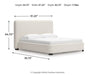 Brintstreet Upholstered Bed - Furniture 4 Less (Jacksonville, NC)
