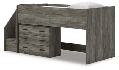 Frandern Loft Bed with Drawer Storage - Furniture 4 Less (Jacksonville, NC)