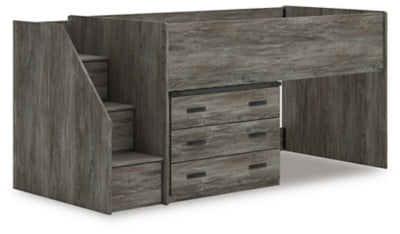 Frandern Loft Bed with Drawer Storage - Furniture 4 Less (Jacksonville, NC)