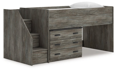 Frandern Loft Bed with Drawer Storage - Furniture 4 Less (Jacksonville, NC)