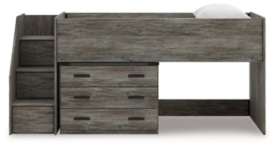Frandern Loft Bed with Drawer Storage - Furniture 4 Less (Jacksonville, NC)