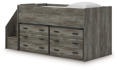 Frandern Loft Bed with Drawer Storage - Furniture 4 Less (Jacksonville, NC)