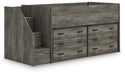 Frandern Loft Bed with Drawer Storage - Furniture 4 Less (Jacksonville, NC)
