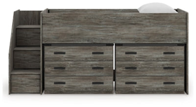 Frandern Loft Bed with Drawer Storage - Furniture 4 Less (Jacksonville, NC)
